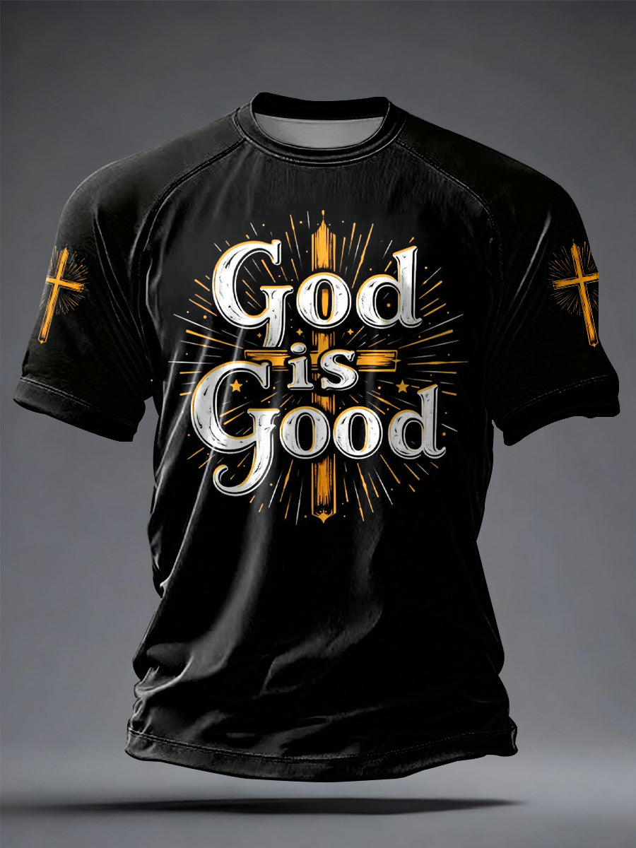 Men's Faith Printed Casual short sleeves t-shirt