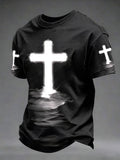 Men's Faith Print Casual T-Shirt