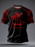 Men's Faith Printed Casual short sleeves t-shirt