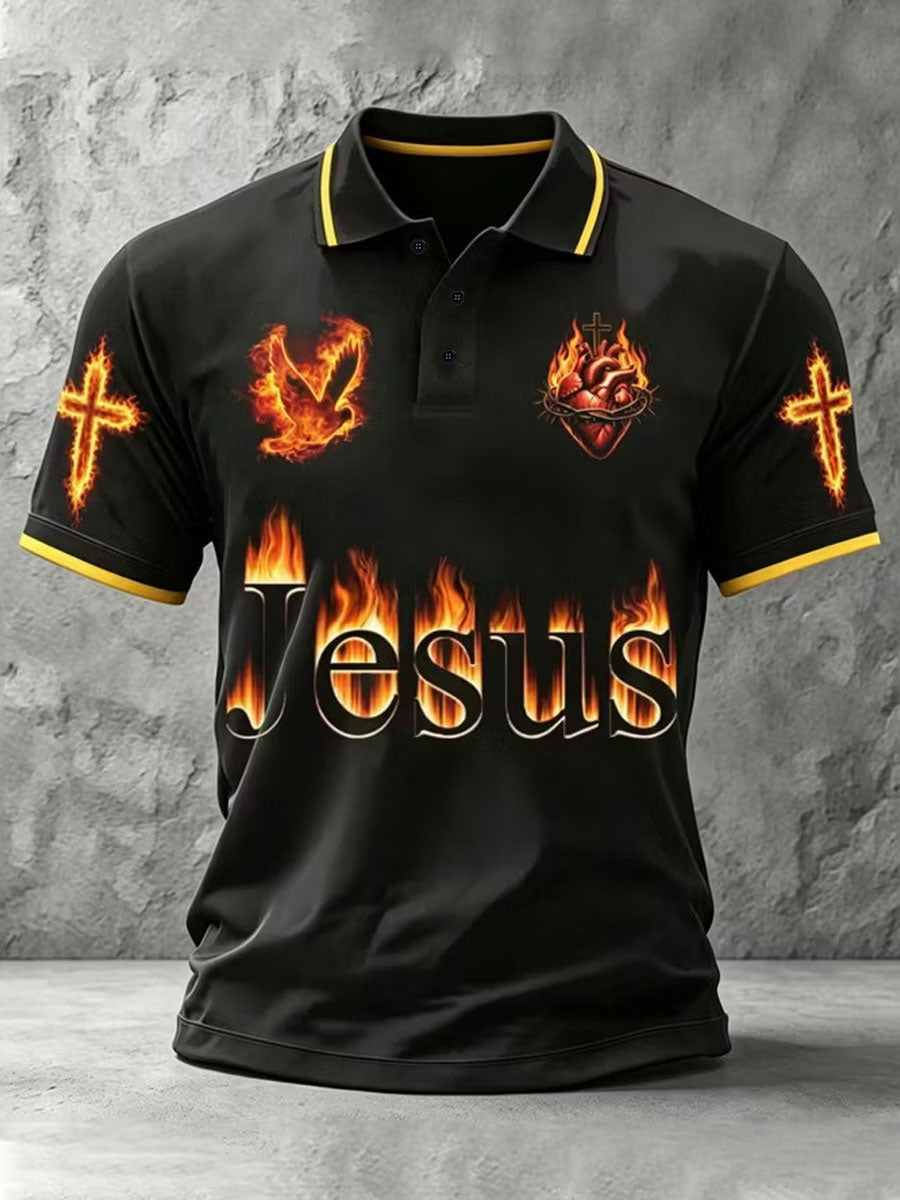 Men's Faith Print Casual Shirt