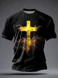 Men's Faith Printed Casual short sleeves t-shirt