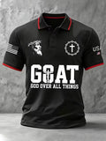 Men's Faith Print Casual Shirt