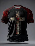 Men's Faith Printed Casual short sleeves t-shirt
