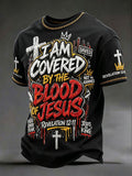 Men's 'I am covered by the blood of Jesus' T-shirts