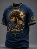 Men's Christian Jesus The Way The Truth The Life Print Casual Tee