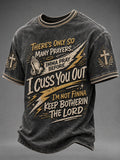 Men's There's Only So Many Prayers Imma Pray Before Cuss You Christian Washed T-Shirt