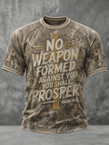 Men's NO Weapon Formed Against You Short Sleeve T-shirt