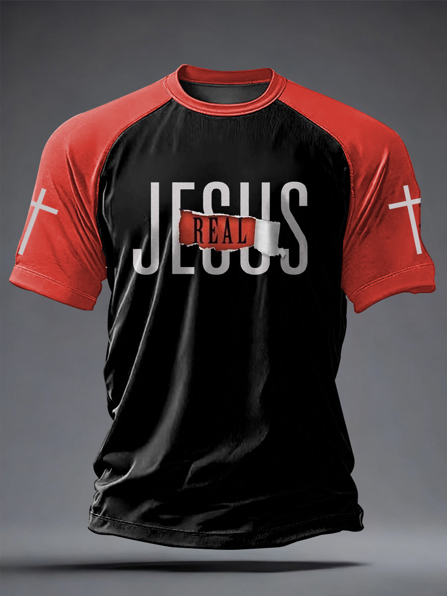 Men's Faith Printed Casual short sleeves t-shirt