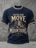Men's Faith Can Move Mountains Short Sleeve T-shirt