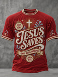 Men's Jesus Saves Short Sleeve T-shirt