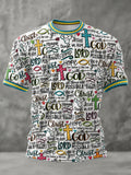 Men's Christian Faith Print Casual Tee