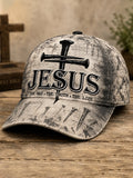 Unisex Christian Jesus Cross Print Hat