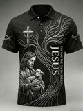 Men's The Way The Truth And The Life Printed Casual Top