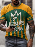 Men's Jesus Of King Short Sleeves T-shirt