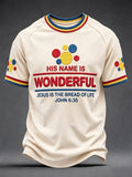 Men's 'Jesus is the bread of life' T-shirts