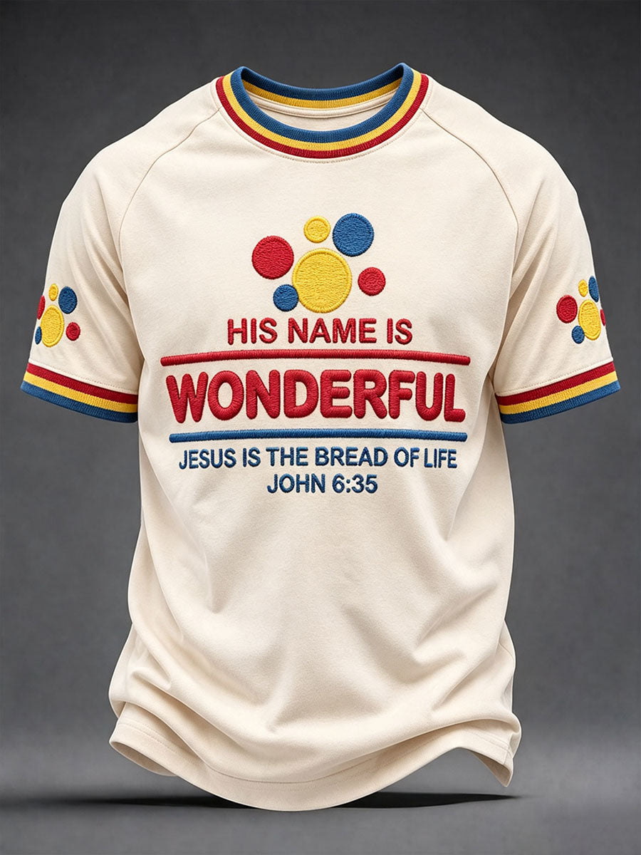 Men's 'Jesus is the bread of life' T-shirts