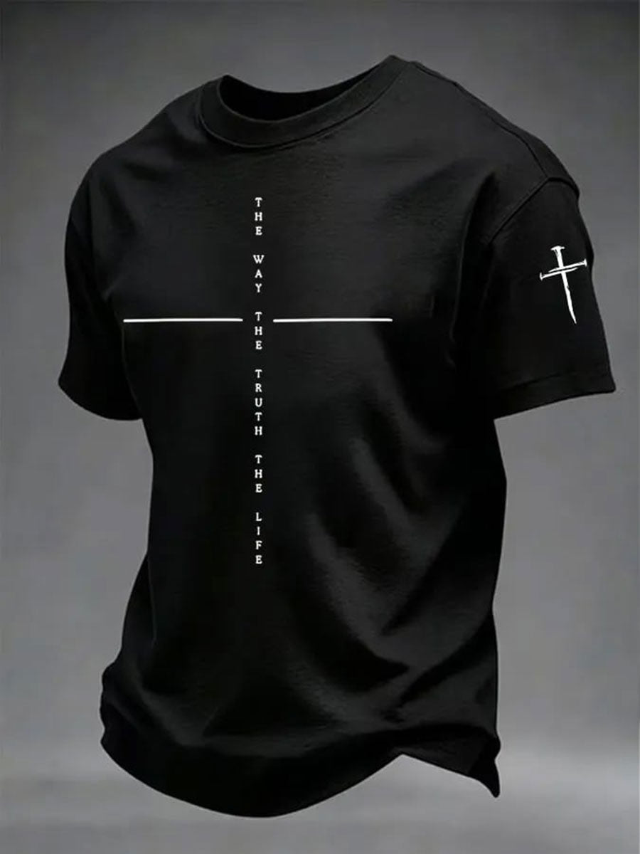 Men's The Way The Truth The Life Short-sleeved T-shirt
