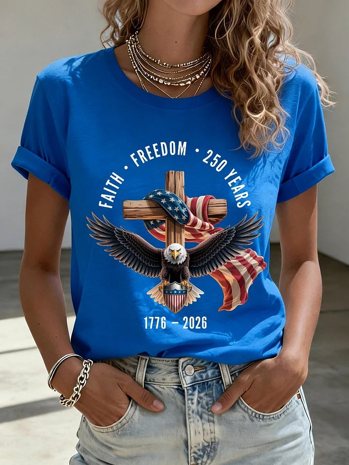 Camiseta para mujer del 250.º aniversario de Estados Unidos