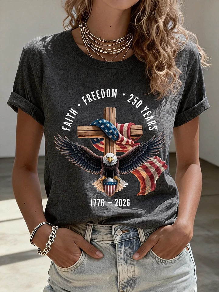 Camiseta para mujer del 250.º aniversario de Estados Unidos