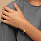 Not Sisters By Blood But Sisters By Heart Cuff Bracelet