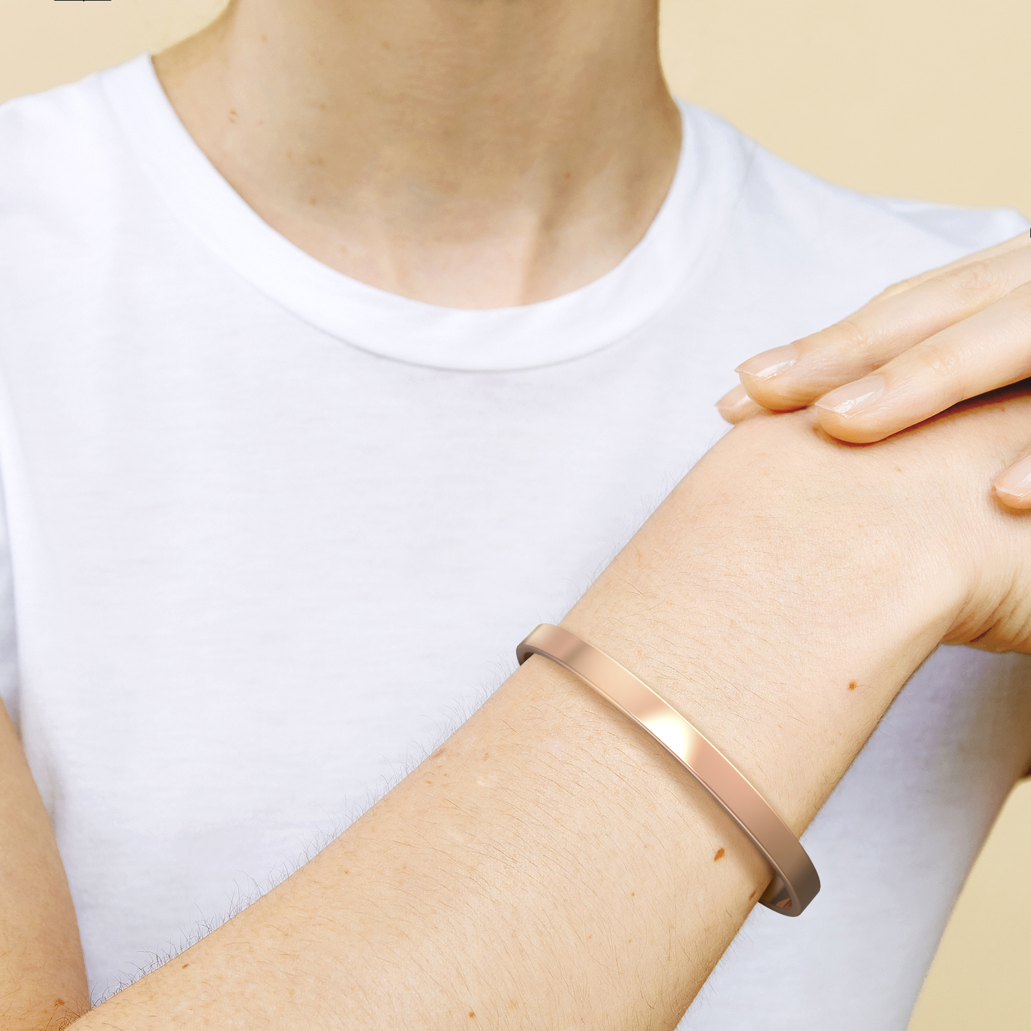 Not Sisters By Blood But Sisters By Heart Cuff Bracelet