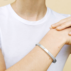 Not Sisters By Blood But Sisters By Heart Cuff Bracelet